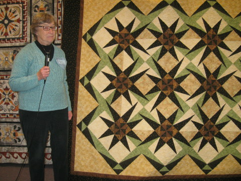 Darlene Shumway, Quilt based on Margaret Miller design.